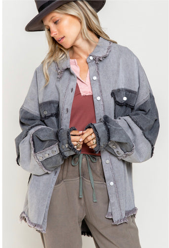 Branch out oversized Jacket  denim jacket