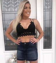 Load image into Gallery viewer, Black Bralette Free People Inspired